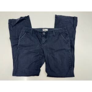 SO Juniors Chino Pants Size 9 Navy Blue Khaki Dress Pants